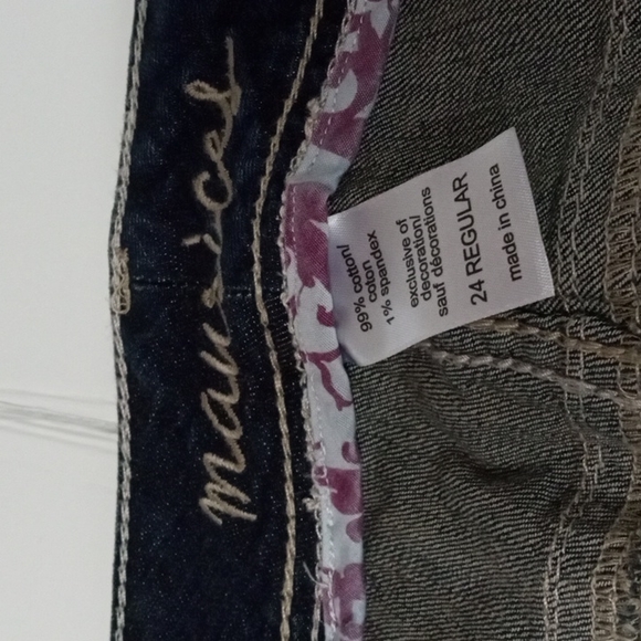 Maurices Original Bootcut Women's Denim  Jeans, 24 Regular, Blue Pre-owned - Picture 9 of 14